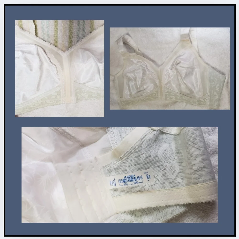 🔥 VTG / NEW / PLAYTEX 18hr BRA / WHITE - Picture 12 of 13